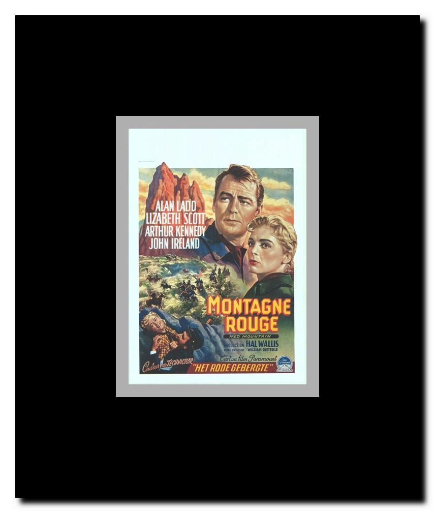 Red Mountain Framed Movie Poster