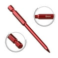 Red MultiFunction Power Tool Eccentric Drill Bit for Tile Glass
