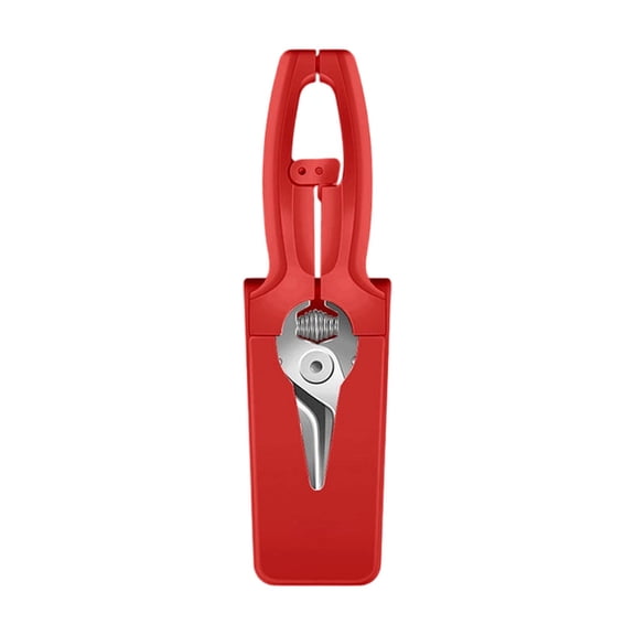 Red Multifunctional Kitchen Shears Stainless Steel with Spring Assist for Poultry Vegetable Red