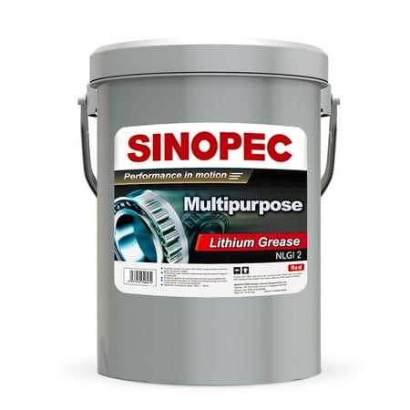 Red Multipurpose Lithium Grease #2 - 35LB. (5 Gallon) Pail