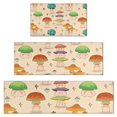 thumbnail image 1 of Red Mushroom Cartoon Light Pattern Kitchen Rugs Sets Of 3,Kitchen Runner Rugs Non Skid Washable,Decorative Kitchen Floor Mats for Kitchen,Sink,Laundry,17"x30"+ 17"x47" + 17"x59", 1 of 6