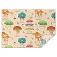 thumbnail image 1 of Red Mushroom Cartoon Light Pattern Rectangle Tablecloth 60"x84",Waterproof Polyester Rectangle Table Cloth, Wipeable Spillproof Polyester Tablecloth for Dining, Camping, Indoor and Outdoor, 1 of 5