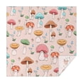 thumbnail image 1 of Red Mushroom Cartoon Light Pattern Square Tablecloth,Waterproof Square Table Cover,Wipeable Spillproof Washable Table Cover for Home Kitchen Party Decor 52"x52"(132x132cm), 1 of 6