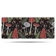 thumbnail image 1 of Red Mushroom Fern Black Pattern Bathroom Rugs Mat,Non Slip Microfiber Bathroom Rug,Rubber Backing,Soft Bathroom Mats for Bathroom Floor,Tub and Shower,60x24in(150x60cm), 1 of 5