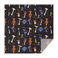 thumbnail image 1 of Red Mushroom Flower Black Pattern Square Tablecloth,Waterproof Square Table Cover,Wipeable Spillproof Washable Table Cover for Home Kitchen Party Decor 42"X42"(107x107cm), 1 of 6