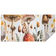 thumbnail image 1 of Red Mushroom Flower White Pattern Rectangle Tablecloth 60"x120",Waterproof Polyester Rectangle Table Cloth, Wipeable Spillproof Polyester Tablecloth for Dining, Camping, Indoor and Outdoor, 1 of 6