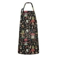thumbnail image 1 of Red Mushroom Frog Black Pattern Apron-Garden Aprons for Women with Pockets-Cotton Linen Waterproof Kitchen Cooking Gardening Aprons Adjustable for Kitchen,Cooking,BBQ and Salon 33x27 Inch, 1 of 7