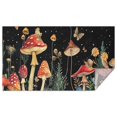thumbnail image 1 of Red Mushroom Frog Black Pattern Rectangle Tablecloth 60"x102",Waterproof Polyester Rectangle Table Cloth, Wipeable Spillproof Polyester Tablecloth for Dining, Camping, Indoor and Outdoor, 1 of 6