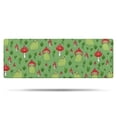 thumbnail image 1 of Red Mushroom Frog Green Pattern Bathroom Rugs Mat,Non Slip Microfiber Bathroom Rug,Rubber Backing,Soft Bathroom Mats for Bathroom Floor,Tub and Shower,47x17in(120x43cm), 1 of 4