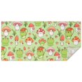 thumbnail image 1 of Red Mushroom Frog Green Pattern Rectangle Tablecloth 60"x120",Waterproof Polyester Rectangle Table Cloth, Wipeable Spillproof Polyester Tablecloth for Dining, Camping, Indoor and Outdoor, 1 of 6
