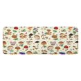 thumbnail image 1 of Red Mushroom Frog Light Pattern Kitchen Rug Mat,Kitchen Runner Rugs Non Skid Washable,Decorative Kitchen Floor Mats for Kitchen,Sink,Laundry,17"x47.2", 1 of 7