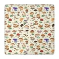thumbnail image 1 of Red Mushroom Frog Light Pattern Square Fitted Tablecloth with Elastic Edge,Square Table Cover,Washable Elastic Table Cover for Home Kitchen Party Decor 34"x34", 1 of 6