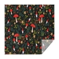 thumbnail image 1 of Red Mushroom Gnome Dark Green Pattern Square Tablecloth,Waterproof Square Table Cover,Wipeable Spillproof Washable Table Cover for Home Kitchen Party Decor 42"X42"(107x107cm), 1 of 6