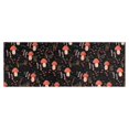 thumbnail image 1 of Red Mushroom Grass Black Pattern Kitchen Rug Mat,Kitchen Runner Rugs Non Skid Washable,Decorative Kitchen Floor Mats for Kitchen,Sink,Laundry,17"X47", 1 of 5