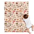 thumbnail image 1 of Red Mushroom Insect Light Pattern Blanket,Comfortable Soft Flannel Throw Blanket,All Season,Warm Lightweight Blankets for Sofa Bed Couch Living Room Chair,30"x40", 1 of 4