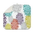 thumbnail image 1 of Yellow Floral and Petal Pattern Dish Drying Mat for Kitchen 1 Pack, Ultra Absorbent Microfiber Dishes Drainer Mats,16"x18", 1 of 6