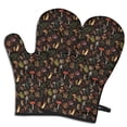 thumbnail image 1 of Red Mushroom Leaf Black Pattern Shower Curtain OneSize ,Bathroom Decorative Shower Curtains Set with 12 Hooks,Modern Waterproof Washable Shower Curtain, 1 of 7