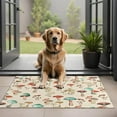 thumbnail image 1 of Red Mushroom Light Pattern Door Rugs,Washable Non Slip Door Mats Indoor,Decorative Door Mats,Entry Mat Indoor for Entrance,Bedroom,Kitchen,Bathroom,20"x32", 1 of 6
