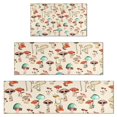 thumbnail image 1 of Red Mushroom Light Pattern Kitchen Rugs Sets Of 3,Kitchen Runner Rugs Non Skid Washable,Decorative Kitchen Floor Mats for Kitchen,Sink,Laundry,17"x30"+ 17"x47" + 17"x59", 1 of 6