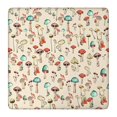thumbnail image 1 of Red Mushroom Light Pattern Square Fitted Tablecloth with Elastic Edge,Square Table Cover,Washable Elastic Table Cover for Home Kitchen Party Decor 36"x36", 1 of 6