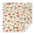 thumbnail image 1 of Red Mushroom Light Pattern Square Tablecloth,Waterproof Square Table Cover,Wipeable Spillproof Washable Table Cover for Home Kitchen Party Decor 42"X42"(107x107cm), 1 of 6