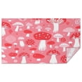 thumbnail image 1 of Red Mushroom Pattern Pink Pattern Rectangle Tablecloth 60"x102",Waterproof Polyester Rectangle Table Cloth, Wipeable Spillproof Polyester Tablecloth for Dining, Camping, Indoor and Outdoor, 1 of 6