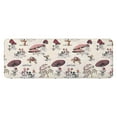 thumbnail image 1 of Red Mushroom Plant Light Pattern Kitchen Rug Mat,Kitchen Runner Rugs Non Skid Washable,Decorative Kitchen Floor Mats for Kitchen,Sink,Laundry,17"x47.2", 1 of 7