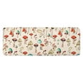 thumbnail image 1 of Red Mushroom Plant Light Pattern Kitchen Rug Mat,Kitchen Runner Rugs Non Skid Washable,Decorative Kitchen Floor Mats for Kitchen,Sink,Laundry,17"x47.2", 1 of 7