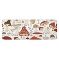 thumbnail image 1 of Red Mushroom Plant White Pattern Kitchen Rug Mat,Kitchen Runner Rugs Non Skid Washable,Decorative Kitchen Floor Mats for Kitchen,Sink,Laundry,17"x47.2", 1 of 7