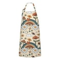 thumbnail image 1 of Red Mushroom Rainbow Light Pattern Apron-Garden Aprons for Women with Pockets-Cotton Linen Waterproof Kitchen Cooking Gardening Aprons Adjustable for Kitchen,Cooking,BBQ and Salon 33x27 Inch, 1 of 7