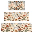 thumbnail image 1 of Red Mushroom Rainbow Light Pattern Kitchen Rugs Sets Of 3,Kitchen Runner Rugs Non Skid Washable,Decorative Kitchen Floor Mats for Kitchen,Sink,Laundry,17"x30"+ 17"x47" + 17"x59", 1 of 6