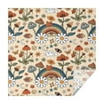 thumbnail image 1 of Red Mushroom Rainbow Light Pattern Square Tablecloth,Waterproof Square Table Cover,Wipeable Spillproof Washable Table Cover for Home Kitchen Party Decor 60"x60"(152x152cm), 1 of 6