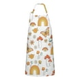 thumbnail image 1 of Red Mushroom Rainbow White Pattern Apron-Garden Aprons for Women with Pockets-Cotton Linen Waterproof Kitchen Cooking Gardening Aprons Adjustable for Kitchen,Cooking,BBQ and Salon 33x27 Inch, 1 of 7