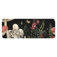 thumbnail image 1 of Red Mushroom Skull Black Pattern Kitchen Rug Mat,Kitchen Runner Rugs Non Skid Washable,Decorative Kitchen Floor Mats for Kitchen,Sink,Laundry,17"x47.2", 1 of 7