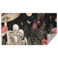thumbnail image 1 of Red Mushroom Skull Black Pattern Rectangle Tablecloth 60"x102",Waterproof Polyester Rectangle Table Cloth, Wipeable Spillproof Polyester Tablecloth for Dining, Camping, Indoor and Outdoor, 1 of 6