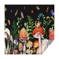 thumbnail image 1 of Red Mushroom Snail Black Pattern Square Tablecloth,Waterproof Square Table Cover,Wipeable Spillproof Washable Table Cover for Home Kitchen Party Decor 42"X42"(107x107cm), 1 of 6