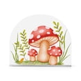 thumbnail image 1 of Red Mushrooms Acrylic Napkin Holder Clear Paper Tissue Dispenser Kitchen Dining Room Bathroom Party Hotel, 1 of 8