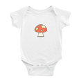 thumbnail image 1 of Red Mushrooms Funny Newborn Clothes Boy Girl Unisex, 1 of 5