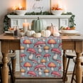 thumbnail image 1 of Red Mushrooms Table Runner, Autumn Thanksgiving Kitchen Dining Table Decoration for Home Party Decor 13x36 Inches, 1 of 9