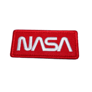 Red NASA Velcro Patch