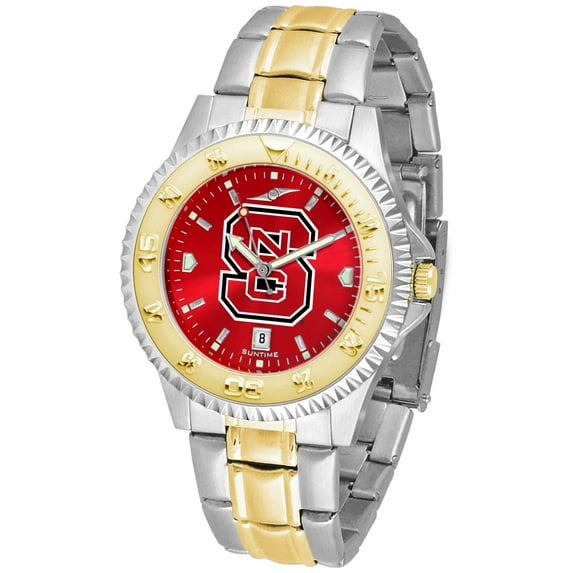 Red NC State Wolfpack Competitor Two-Tone AnoChrome Watch