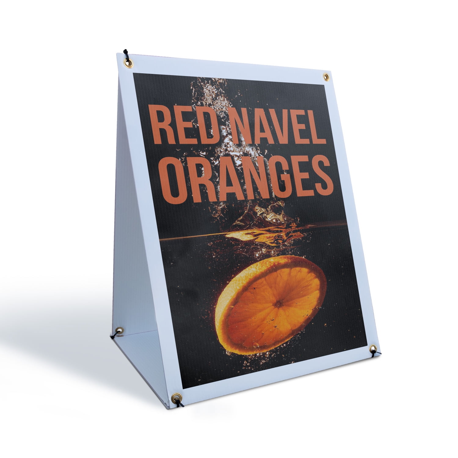 Red Navel Oranges Sidewalk Sign 18 Inch x 24 Inch A-Frame Images On ...