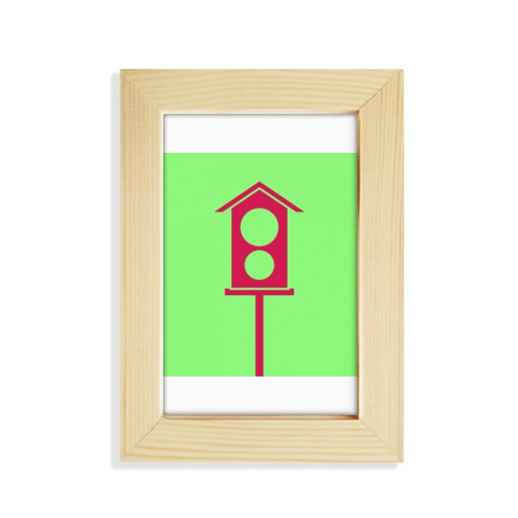 Red Net Vectorgraph Art Deco Fashion Desktop Display Photo Frame Picture Art Painting 5x7 inch