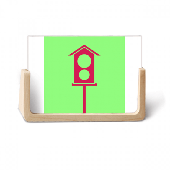 Red Net Vectorgraph Art Deco Fashion Photo Wooden Photo Frame Tabletop Display