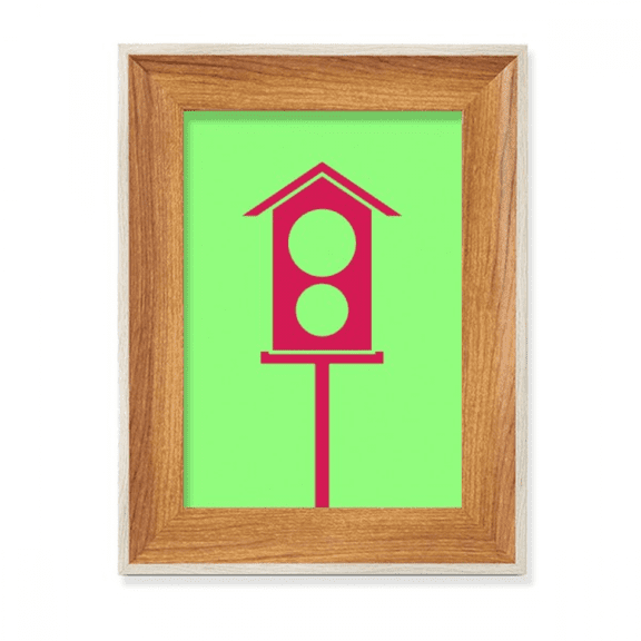 Red Net Vectorgraph Desktop Wooden Photo Frame Display Picture Art Painting Multiple Sets