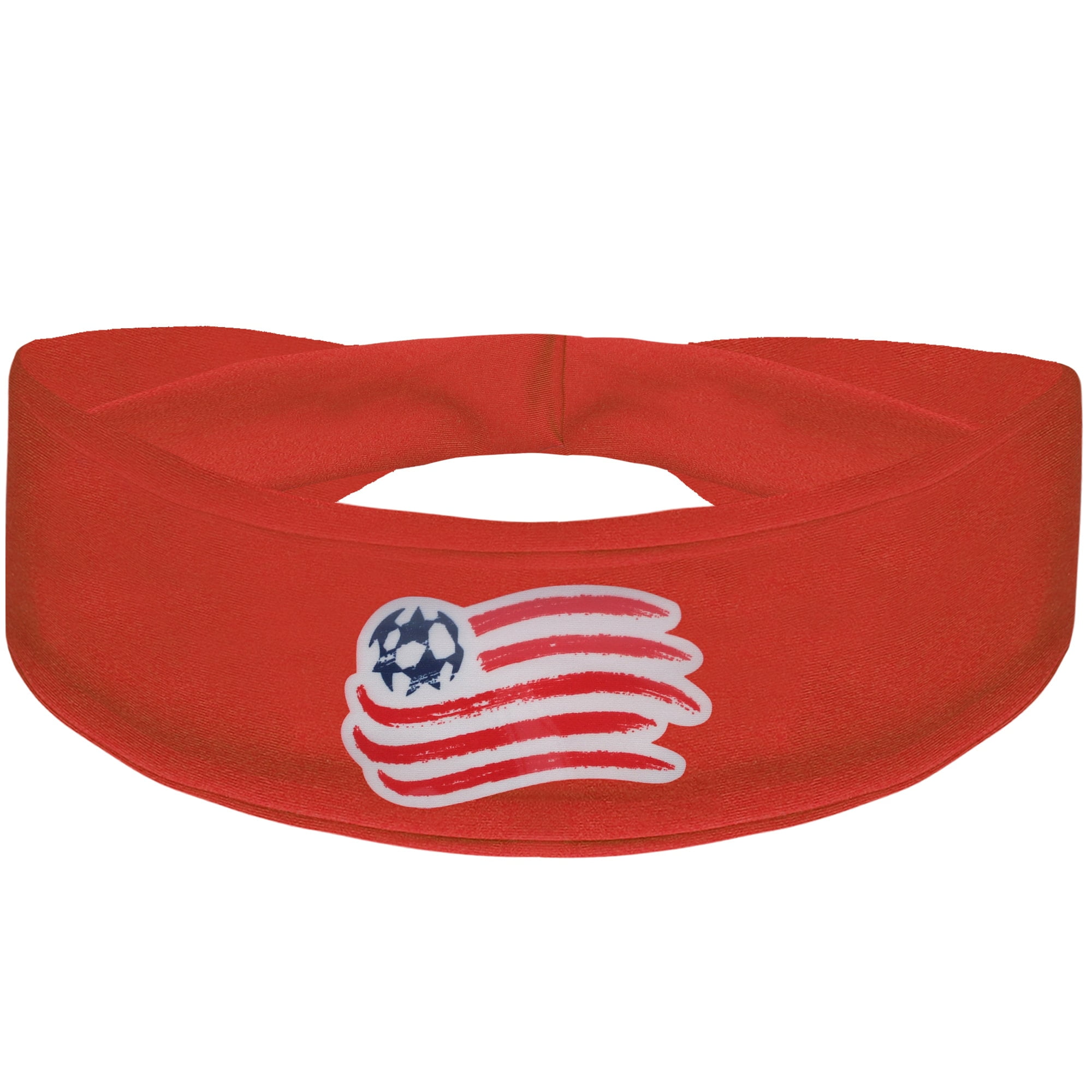 Red New England Revolution Alternate Logo Cooling Headband