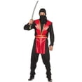 thumbnail image 1 of Red Ninja Master Teen Costume, 1 of 1