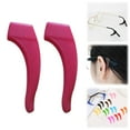 thumbnail image 1 of Red Non Slip Glasses Grips, Silicone Ear Hooks for Eyewear, By Meiiso, Large Inventory!, 1 of 4