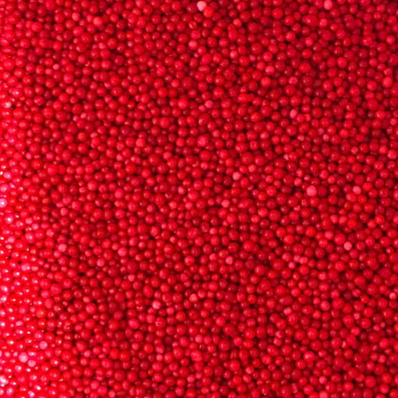 Red Nonpareils Bake In Sprinkle On Edible Confetti Sprinkles Toppings For Cake Cookie Cupcake Icecream Donut 6oz