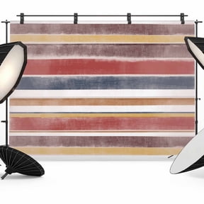 Red Nordic Style Stripes Backdrop for Photoshoot, Photography Photo Studio Background Wall Backdrop, Red Grey Texture Back Drop Banner Panel for Portraits Wedding Party Live Streaming Decor 7x5Ft